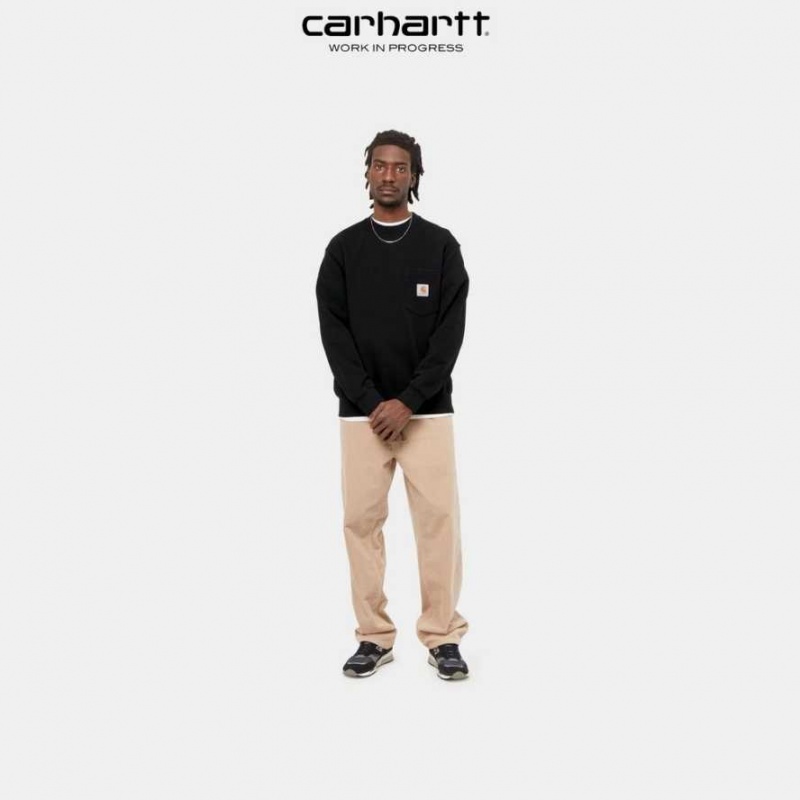 Carhartt Wip Pocket Sweatshirt Svarta | SE0000364