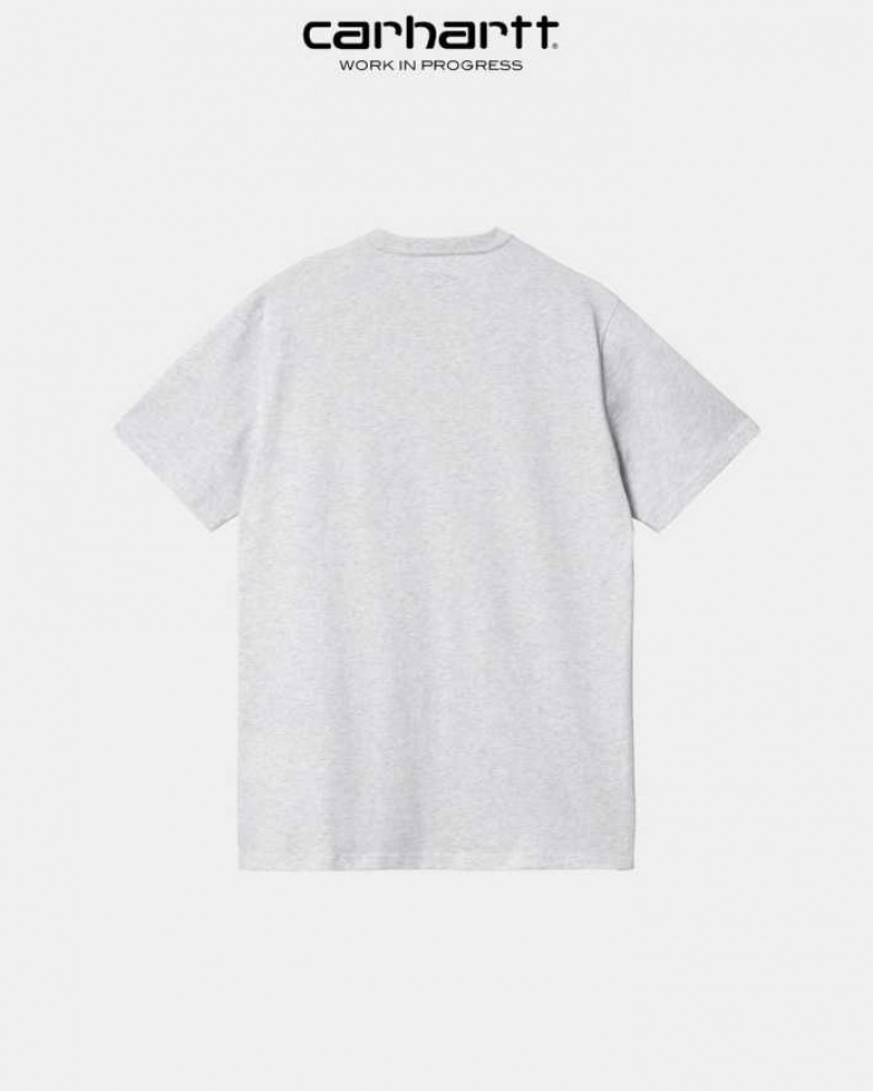 Carhartt Wip Pocket T-Shirt Ash Heather | SE0001007