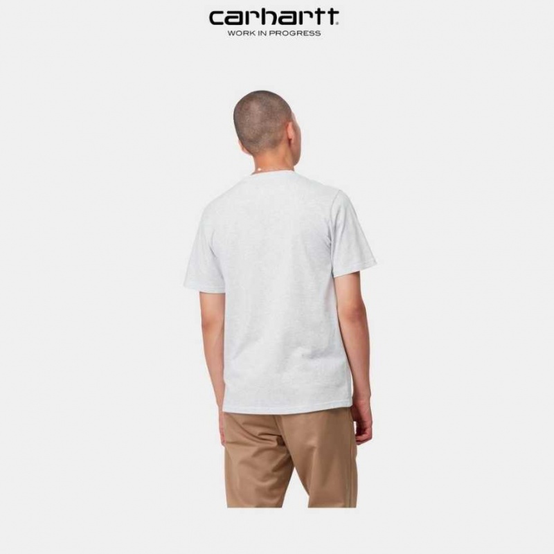 Carhartt Wip Pocket T-Shirt Ash Heather | SE0001007