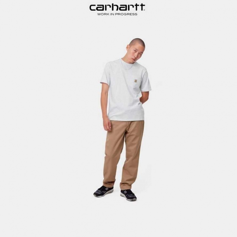 Carhartt Wip Pocket T-Shirt Ash Heather | SE0001007