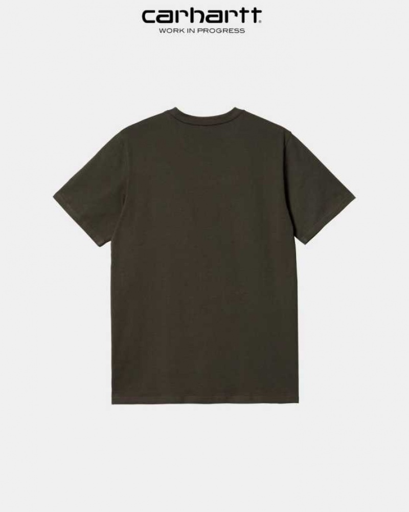 Carhartt Wip Pocket T-Shirt Cypress | SE0001012