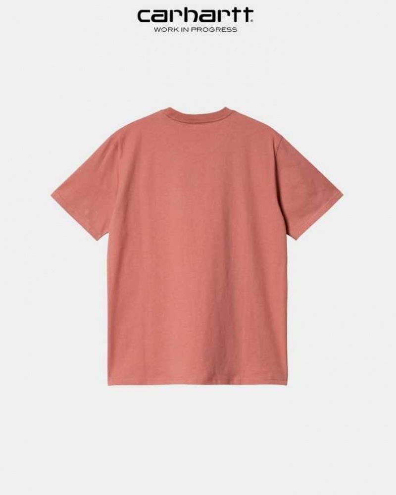 Carhartt Wip Pocket T-Shirt Misty Blush | SE0001013