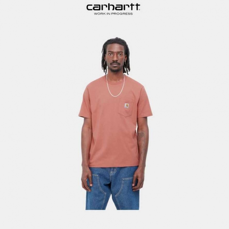 Carhartt Wip Pocket T-Shirt Misty Blush | SE0001013