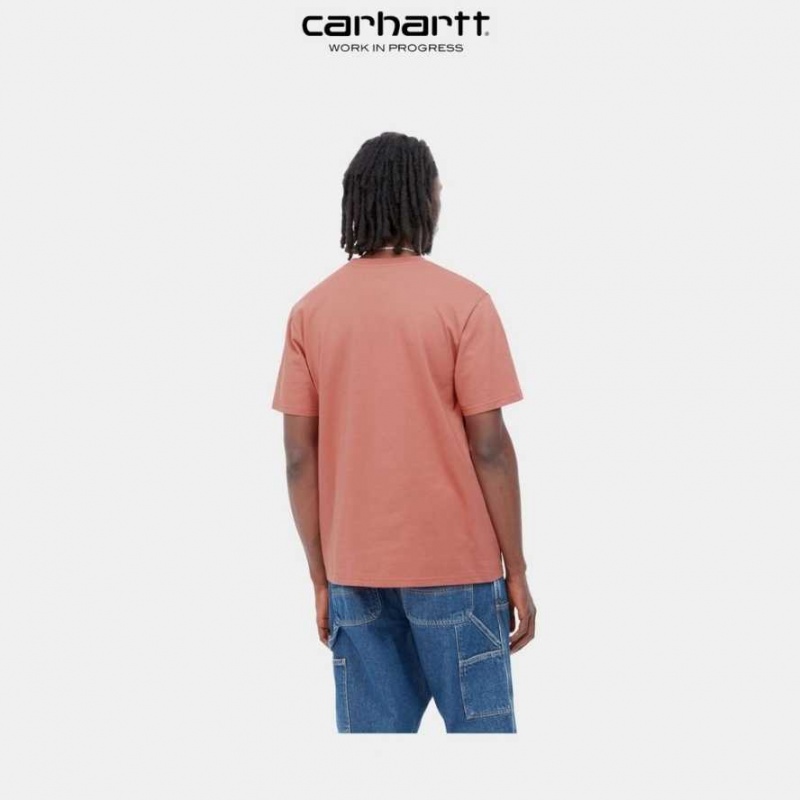 Carhartt Wip Pocket T-Shirt Misty Blush | SE0001013