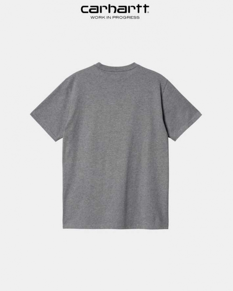 Carhartt Wip Pocket T-Shirt Mörkgrå | SE0001018