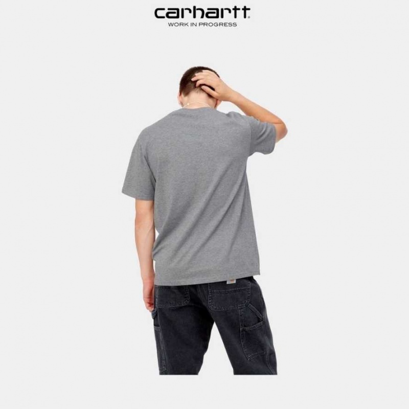 Carhartt Wip Pocket T-Shirt Mörkgrå | SE0001018