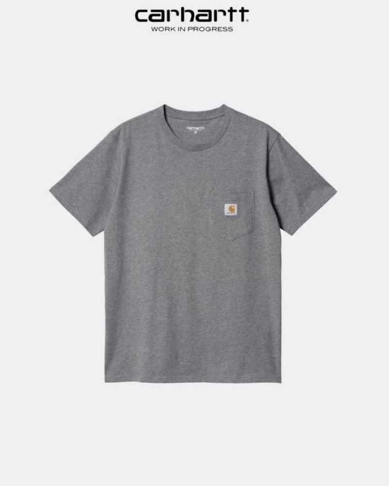 Carhartt Wip Pocket T-Shirt Mörkgrå | SE0001018