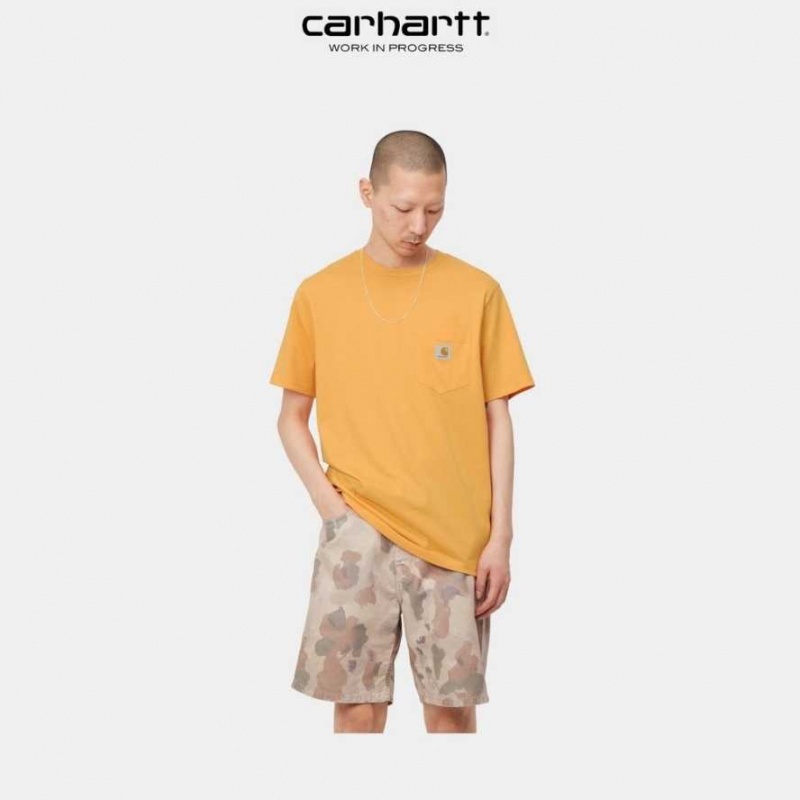 Carhartt Wip Pocket T-Shirt Orange | SE0001016