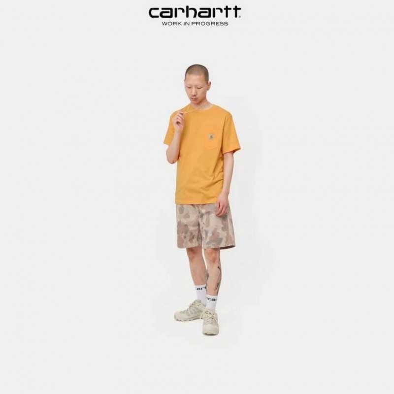 Carhartt Wip Pocket T-Shirt Orange | SE0001016