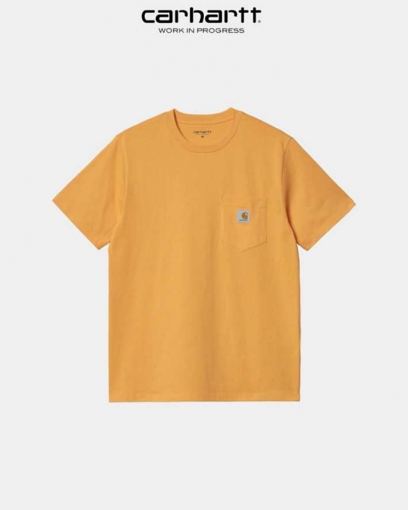 Carhartt Wip Pocket T-Shirt Orange | SE0001016