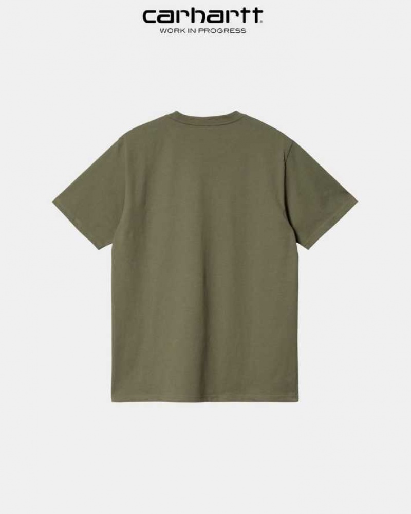 Carhartt Wip Pocket T-Shirt Seaweed | SE0001008