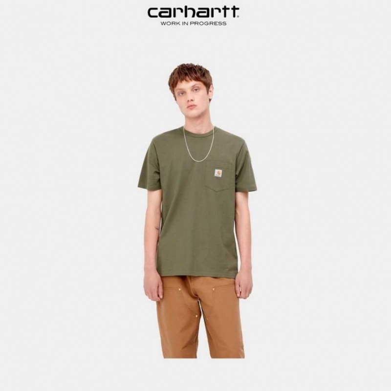 Carhartt Wip Pocket T-Shirt Seaweed | SE0001008