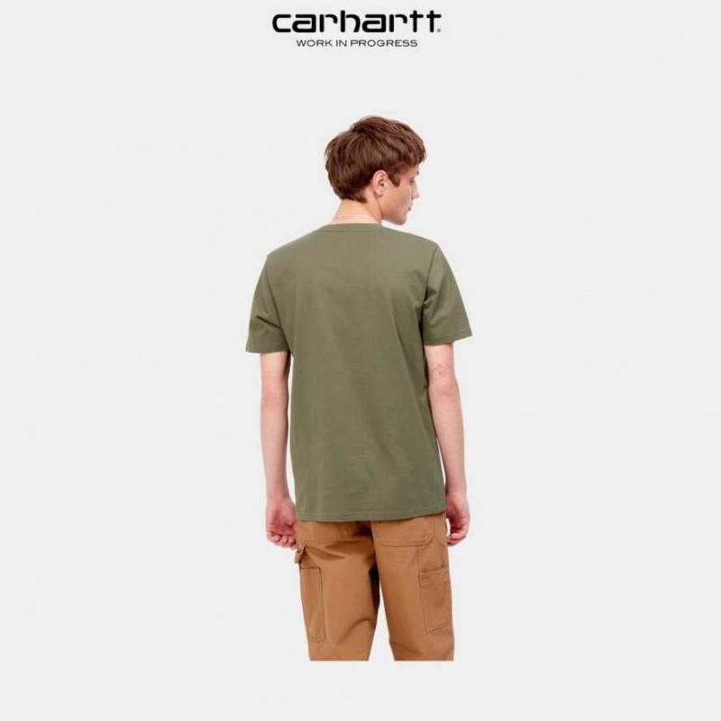 Carhartt Wip Pocket T-Shirt Seaweed | SE0001008