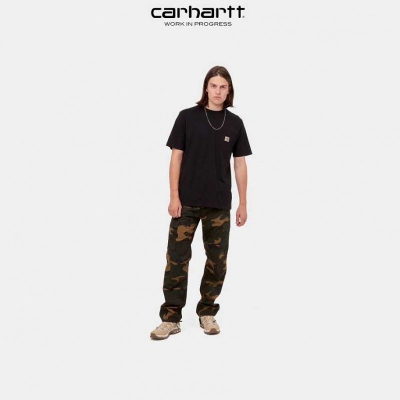 Carhartt Wip Pocket T-Shirt Svarta | SE0001015