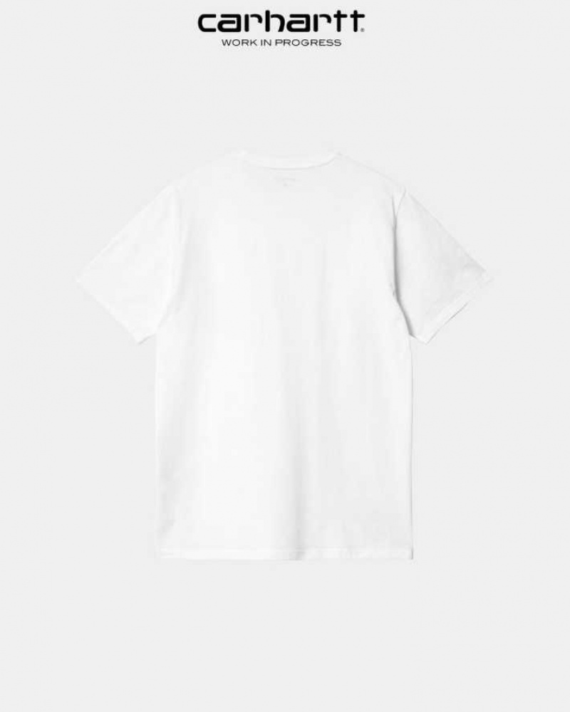 Carhartt Wip Pocket T-Shirt Vita | SE0001009