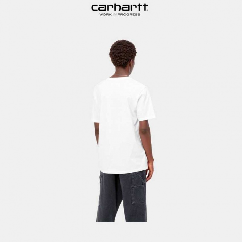 Carhartt Wip Pocket T-Shirt Vita | SE0001009