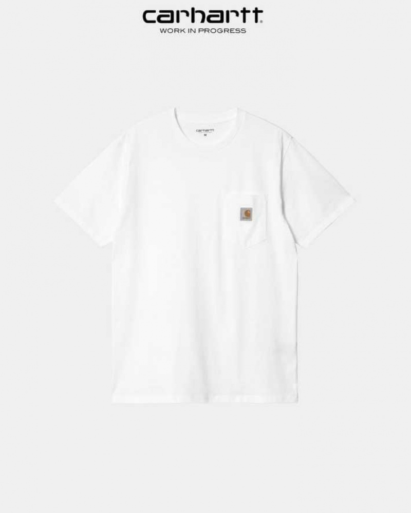 Carhartt Wip Pocket T-Shirt Vita | SE0001009