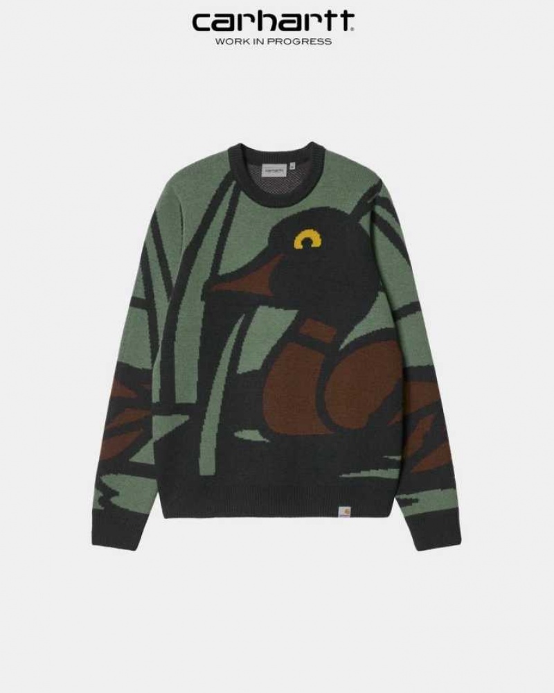 Carhartt Wip Pond Tröja Pond Jacquard | SE0000799