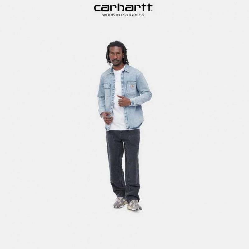 Carhartt Wip Salinac Shirt Jacket Blå | SE0000095