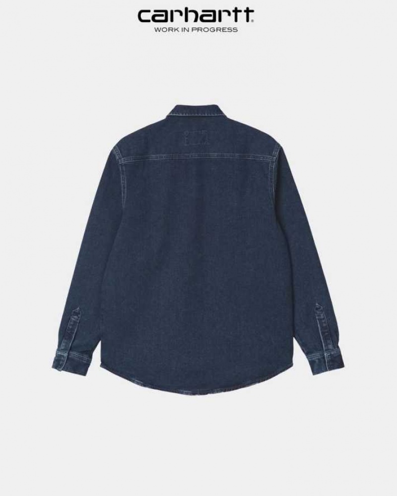 Carhartt Wip Salinac Shirt Jacket Blå | SE0000097