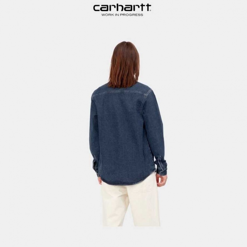 Carhartt Wip Salinac Shirt Jacket Blå | SE0000097