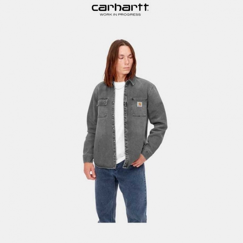 Carhartt Wip Salinac Shirt Jacket Svarta | SE0000094