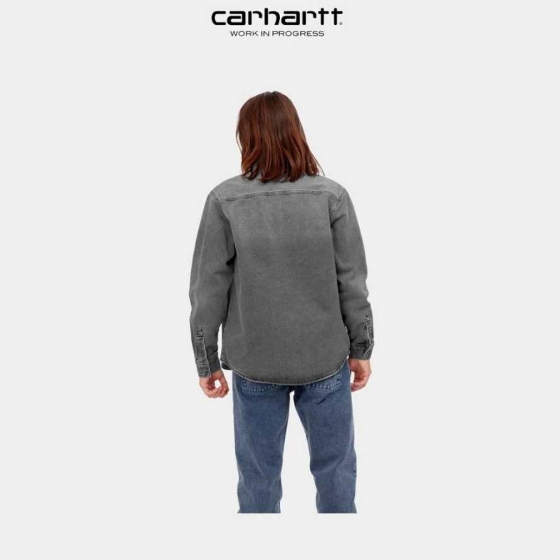 Carhartt Wip Salinac Shirt Jacket Svarta | SE0000094