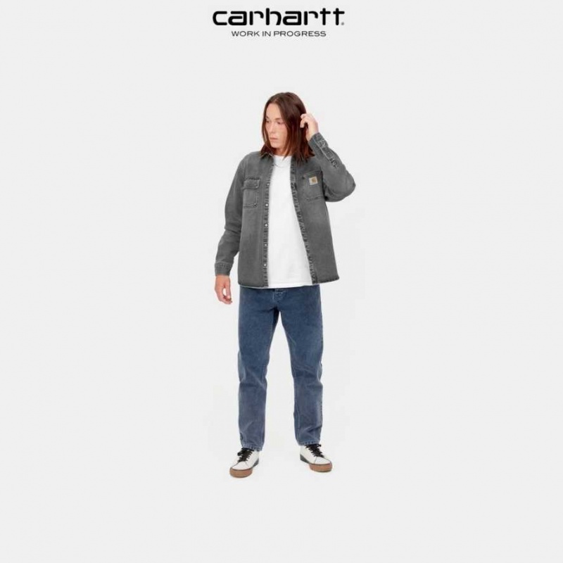 Carhartt Wip Salinac Shirt Jacket Svarta | SE0000094