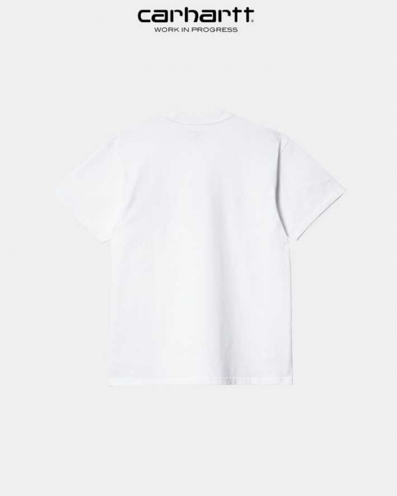 Carhartt Wip Scrawl Script T-Shirt Vita | SE0001035