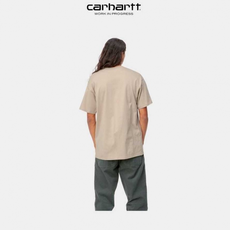 Carhartt Wip Script Embroidery T-Shirt Wall | SE0001039