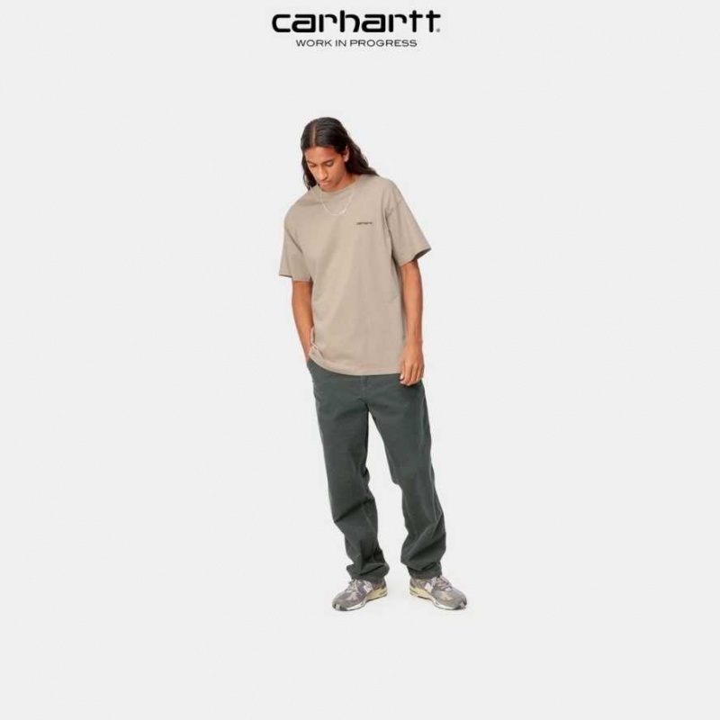 Carhartt Wip Script Embroidery T-Shirt Wall | SE0001039