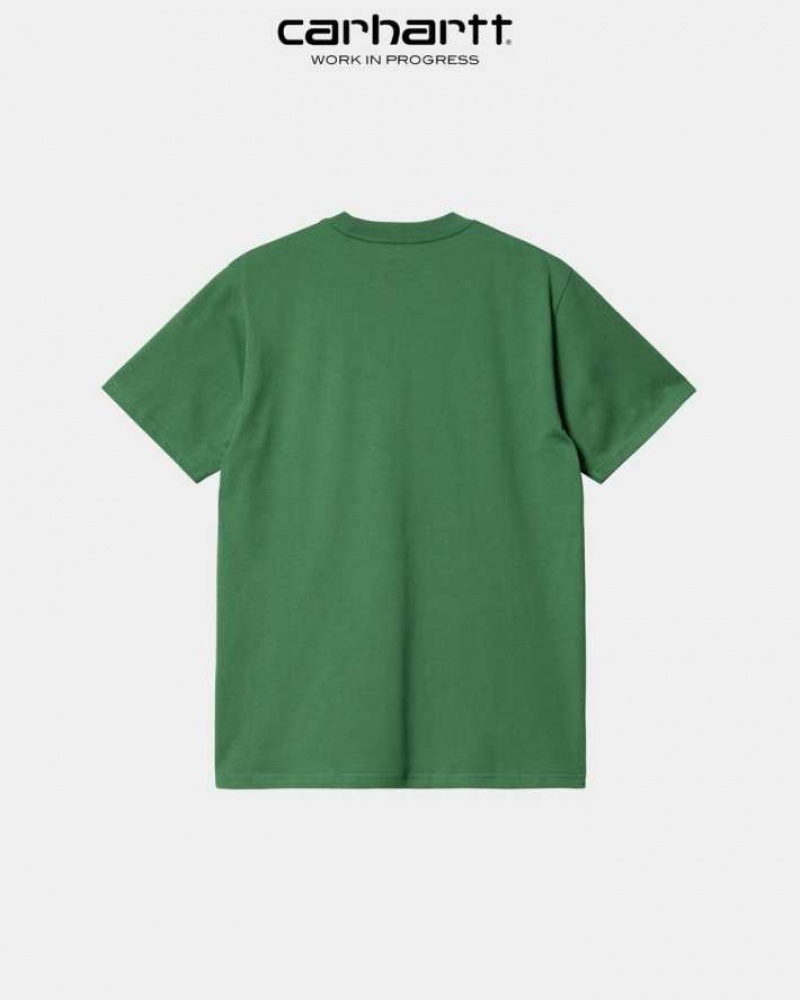 Carhartt Wip Script T-Shirt Bonsai | SE0001042