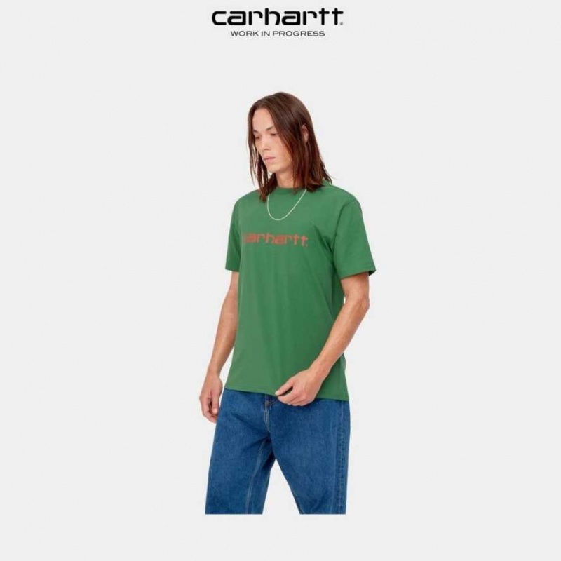 Carhartt Wip Script T-Shirt Bonsai | SE0001042