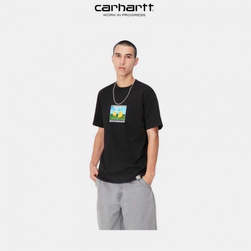 Carhartt Wip Sound Experience T-Shirt Svarta | SE0001056