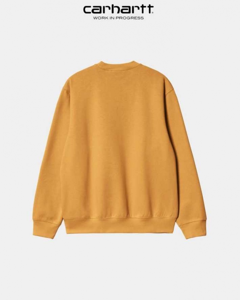 Carhartt Wip Sweatshirt Ochre | SE0000246