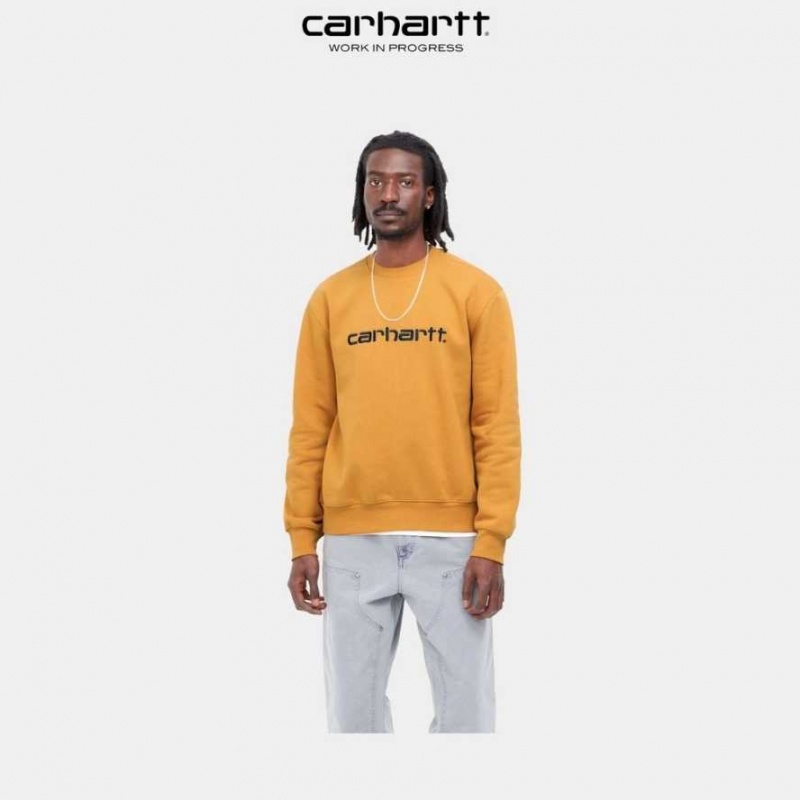 Carhartt Wip Sweatshirt Ochre | SE0000246