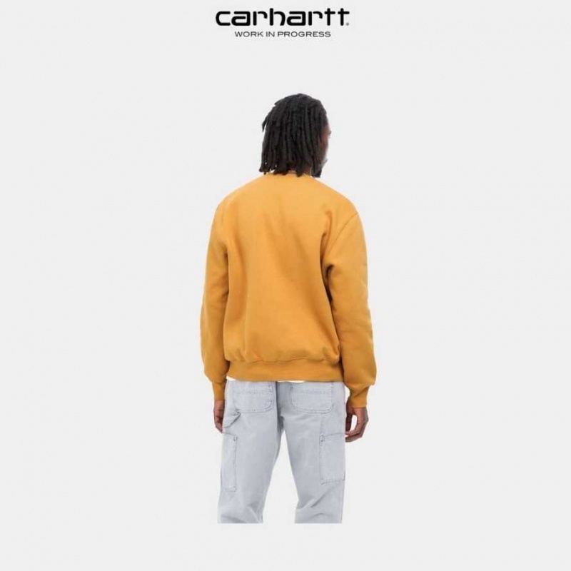 Carhartt Wip Sweatshirt Ochre | SE0000246