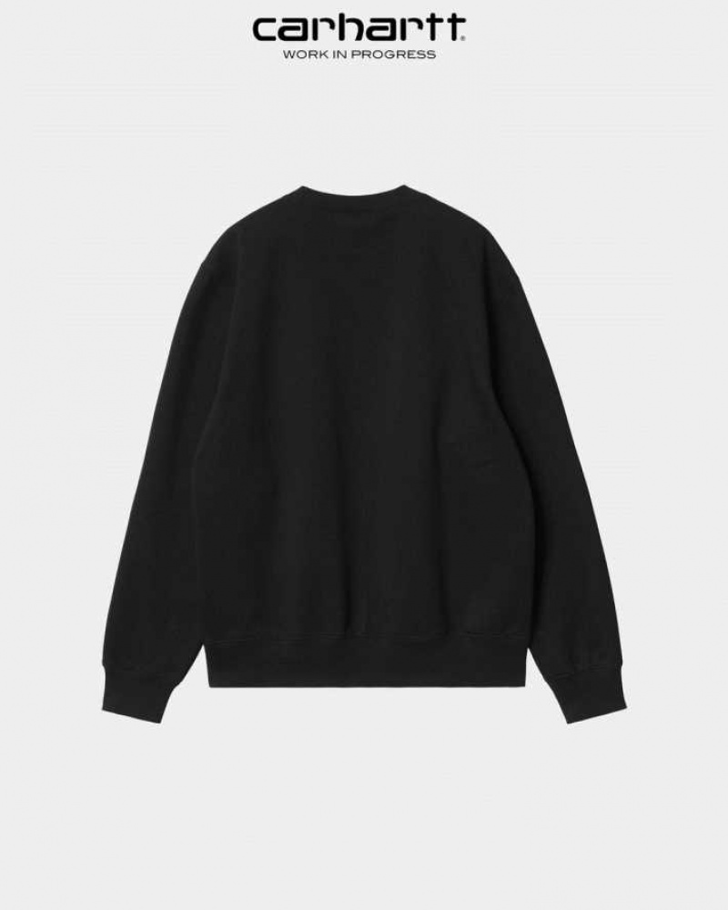 Carhartt Wip Sweatshirt Svarta Svarta | SE0000247