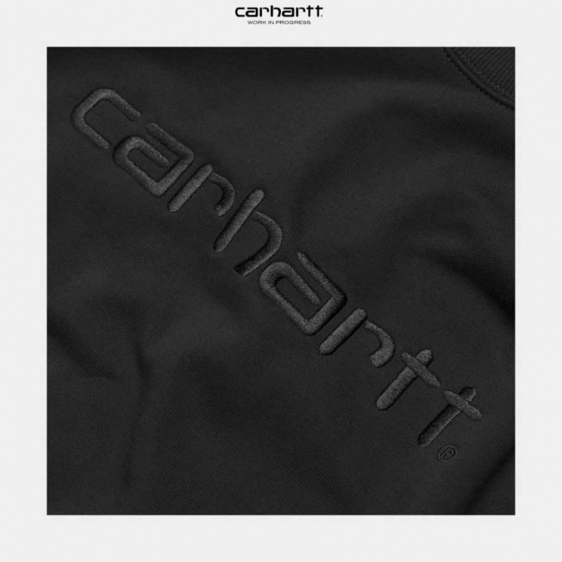 Carhartt Wip Sweatshirt Svarta Svarta | SE0000247