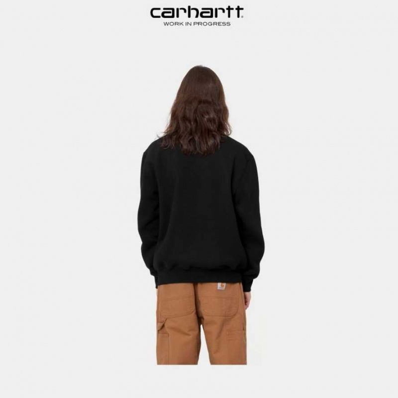 Carhartt Wip Sweatshirt Svarta Vita | SE0000250