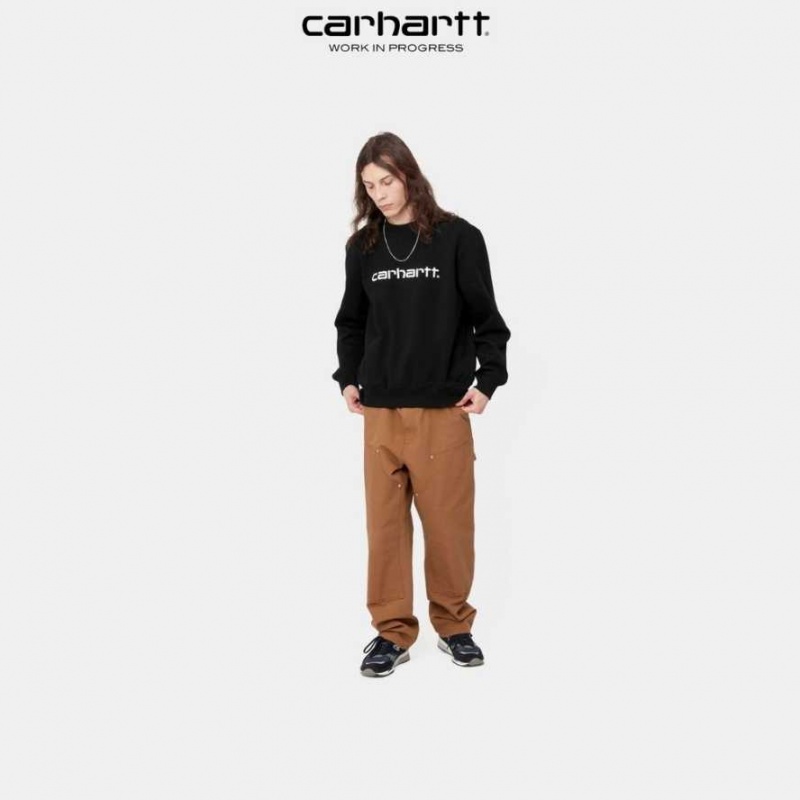 Carhartt Wip Sweatshirt Svarta Vita | SE0000250