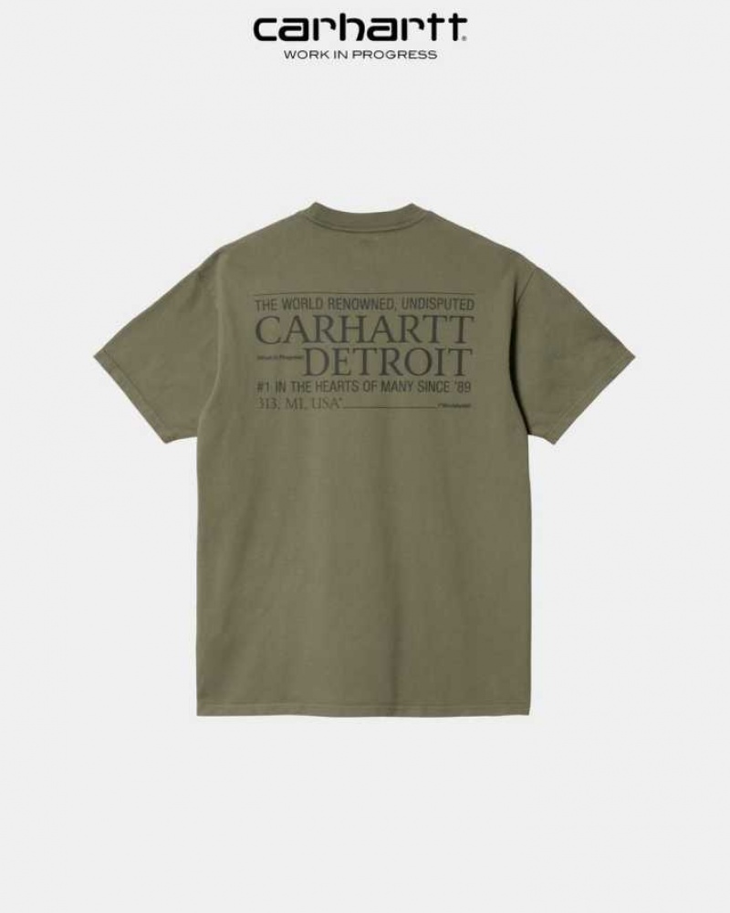 Carhartt Wip Undisputed T-Shirt Seaweed | SE0001062