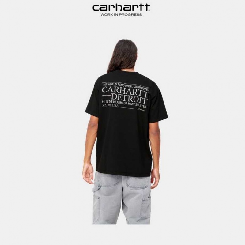 Carhartt Wip Undisputed T-Shirt Svarta | SE0001061