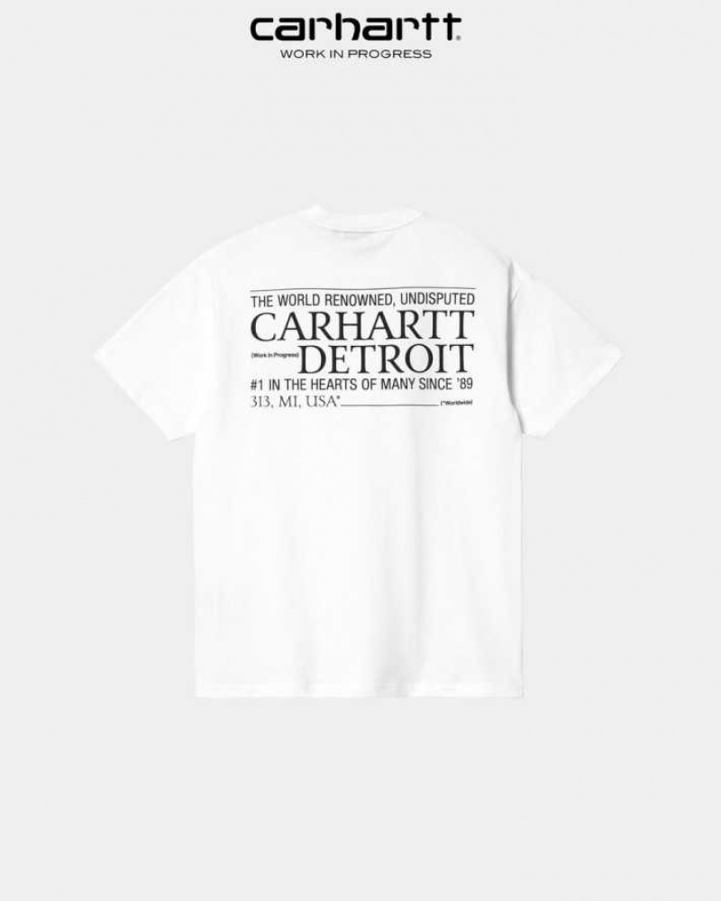 Carhartt Wip Undisputed T-Shirt Vita | SE0001059