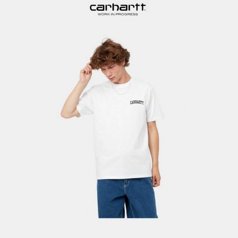 Carhartt Wip University Script T-Shirt Vita | SE0001064