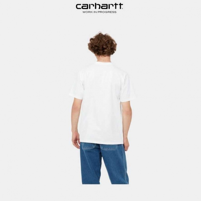 Carhartt Wip University Script T-Shirt Vita | SE0001064