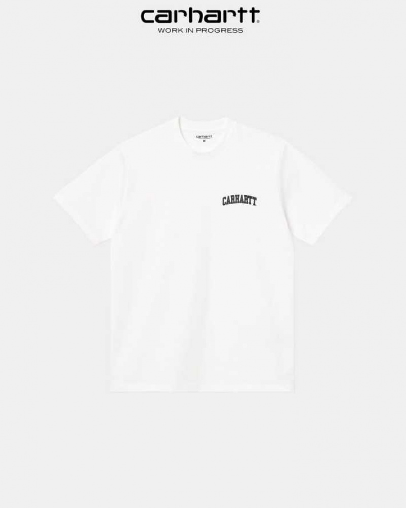 Carhartt Wip University Script T-Shirt Vita | SE0001064