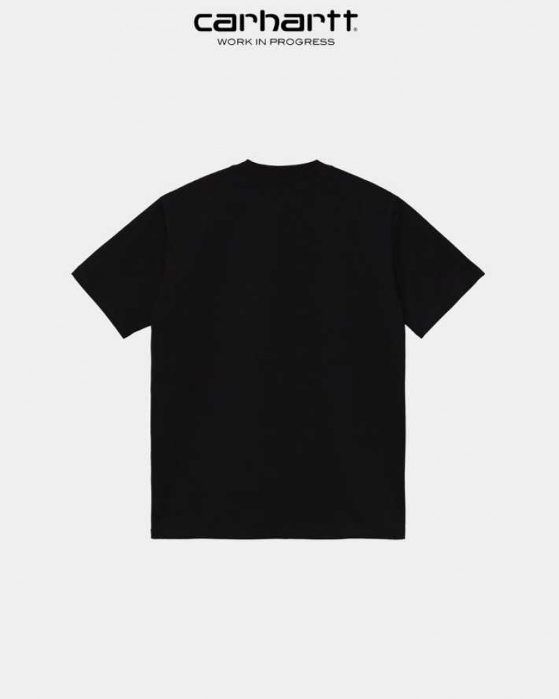 Carhartt Wip University T-Shirt Svarta | SE0001066