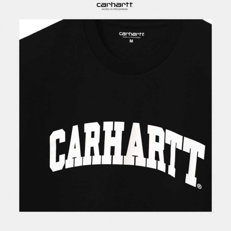 Carhartt Wip University T-Shirt Svarta | SE0001066