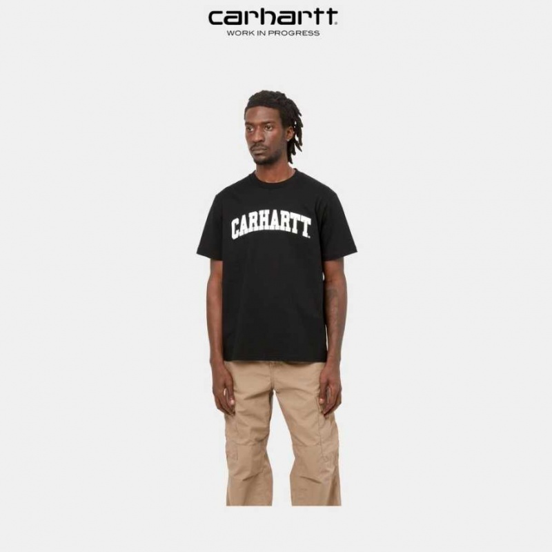 Carhartt Wip University T-Shirt Svarta | SE0001066